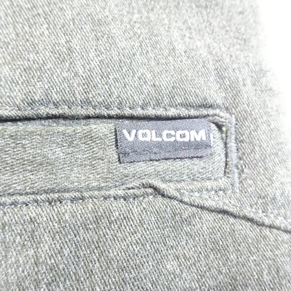 Volcom Shorts Men's 29 Vmonty Stretch Charcoal Gray NWT - Picture 8 of 9